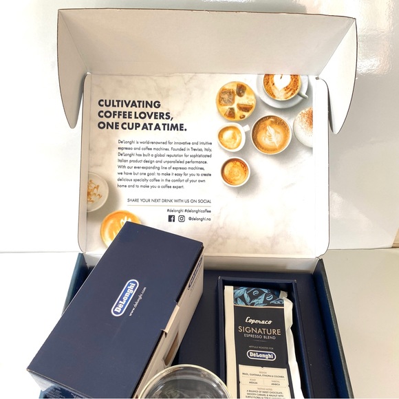 DeLonghi Cappuccino/Espresso Gift Box-NWT - Picture 5 of 7